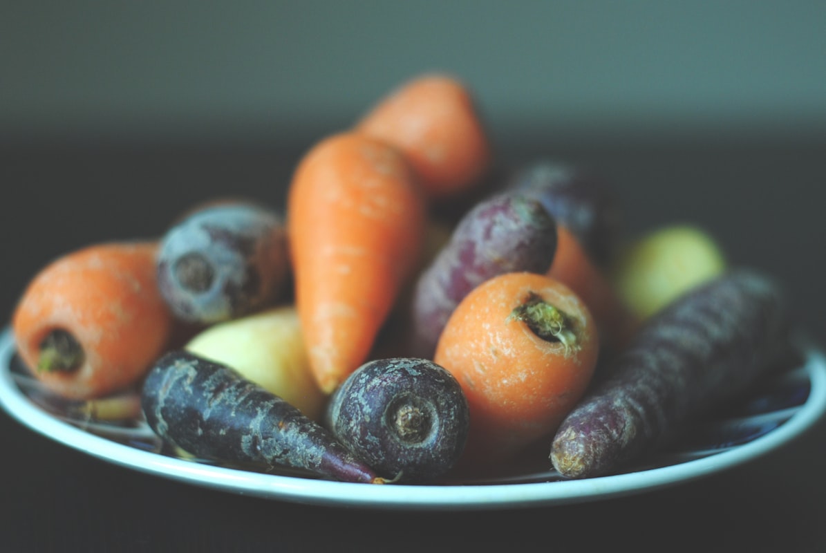 Leafy greens rich in lutein and vitamins