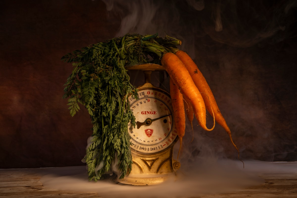 Nuts, seeds and orange vegetables